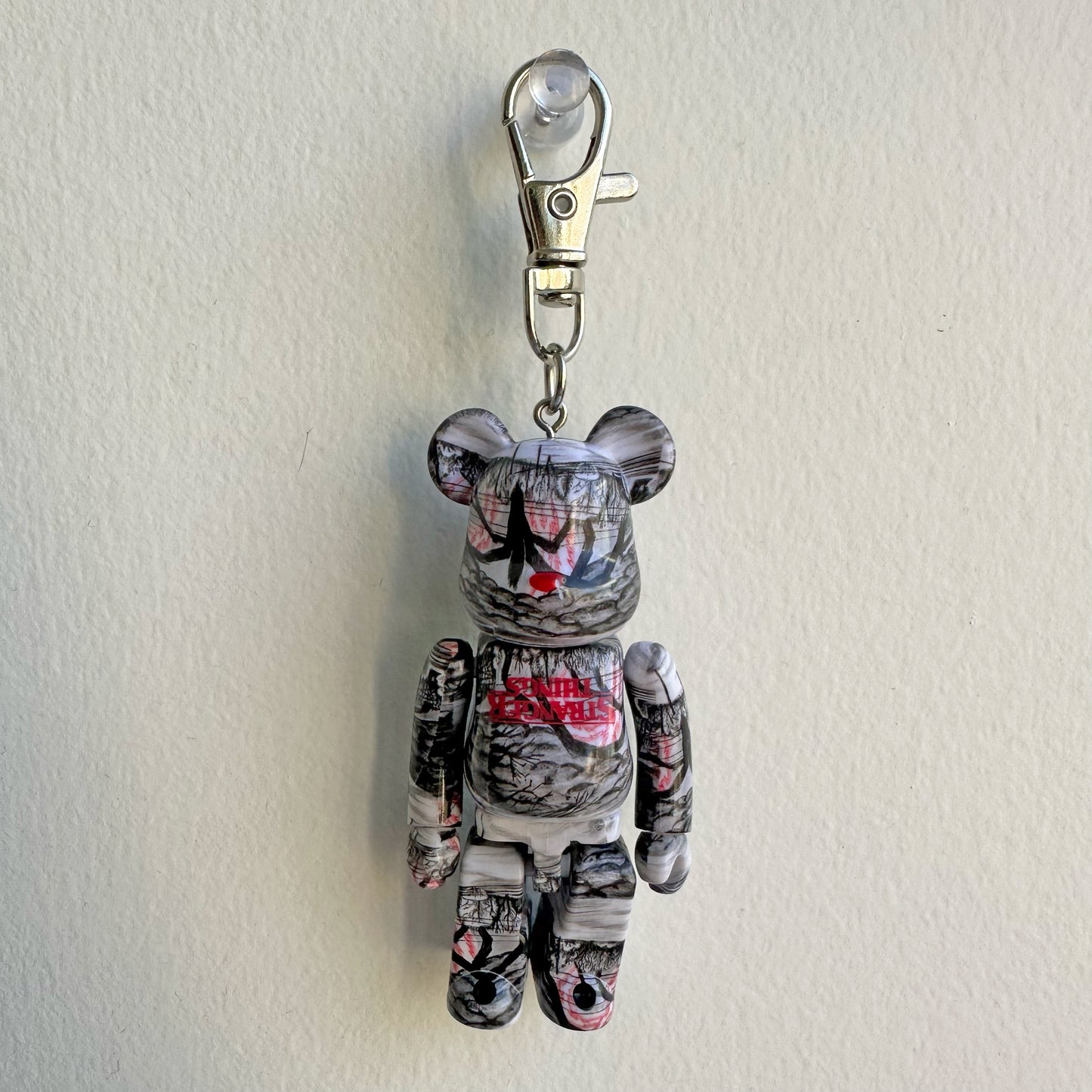 upcycled bearbrick keychains