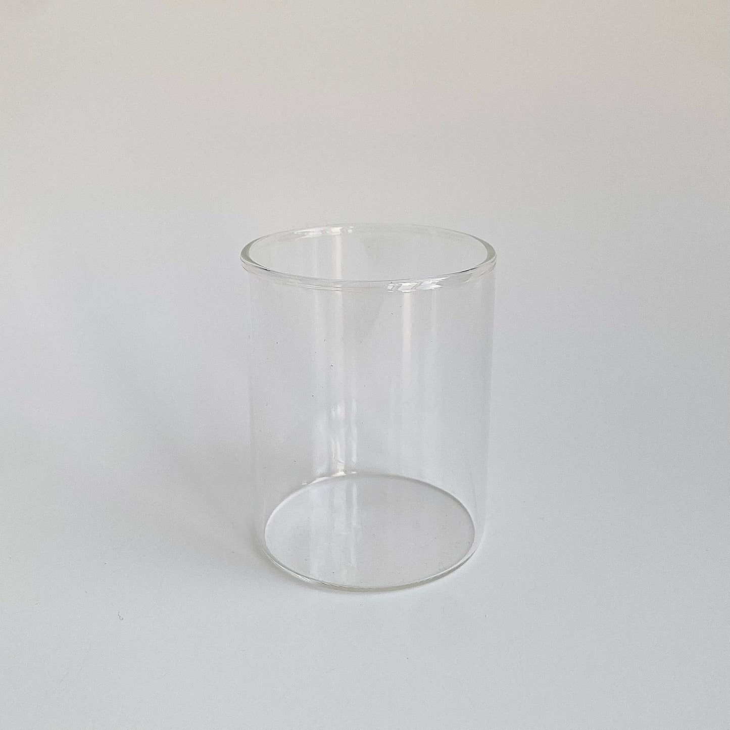 short cylinder coffee glass
