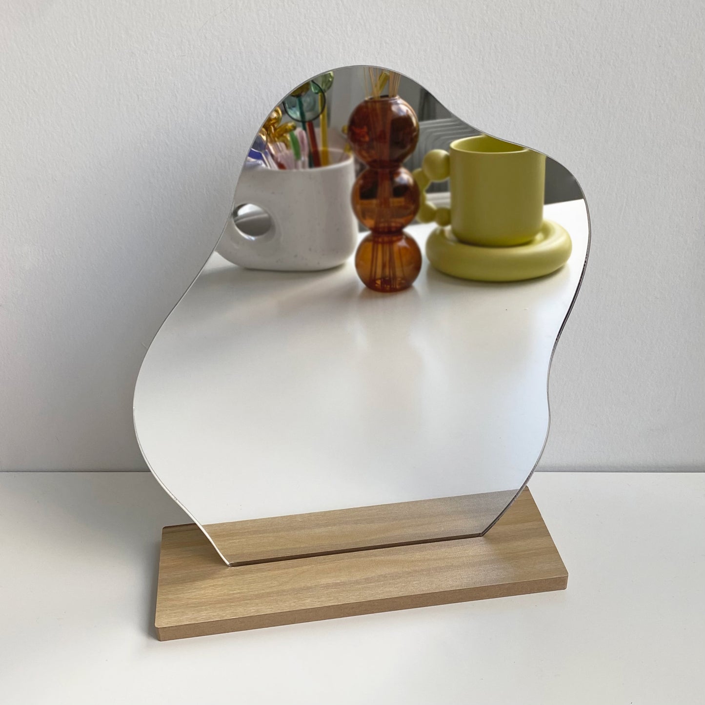 Irregular Abstract Vanity Table Mirror Decor