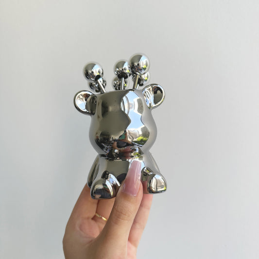 chrome bear fruit fork set