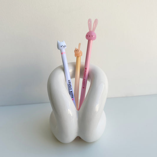 decorative brush holder