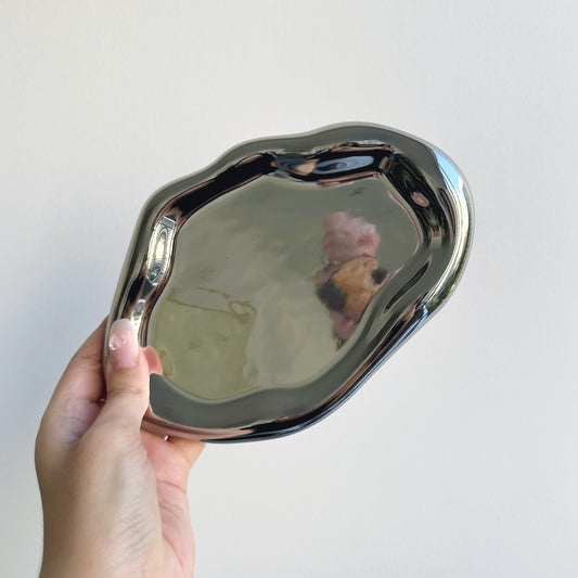 chrome jewelry plate