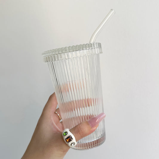 everyday fluted glass set