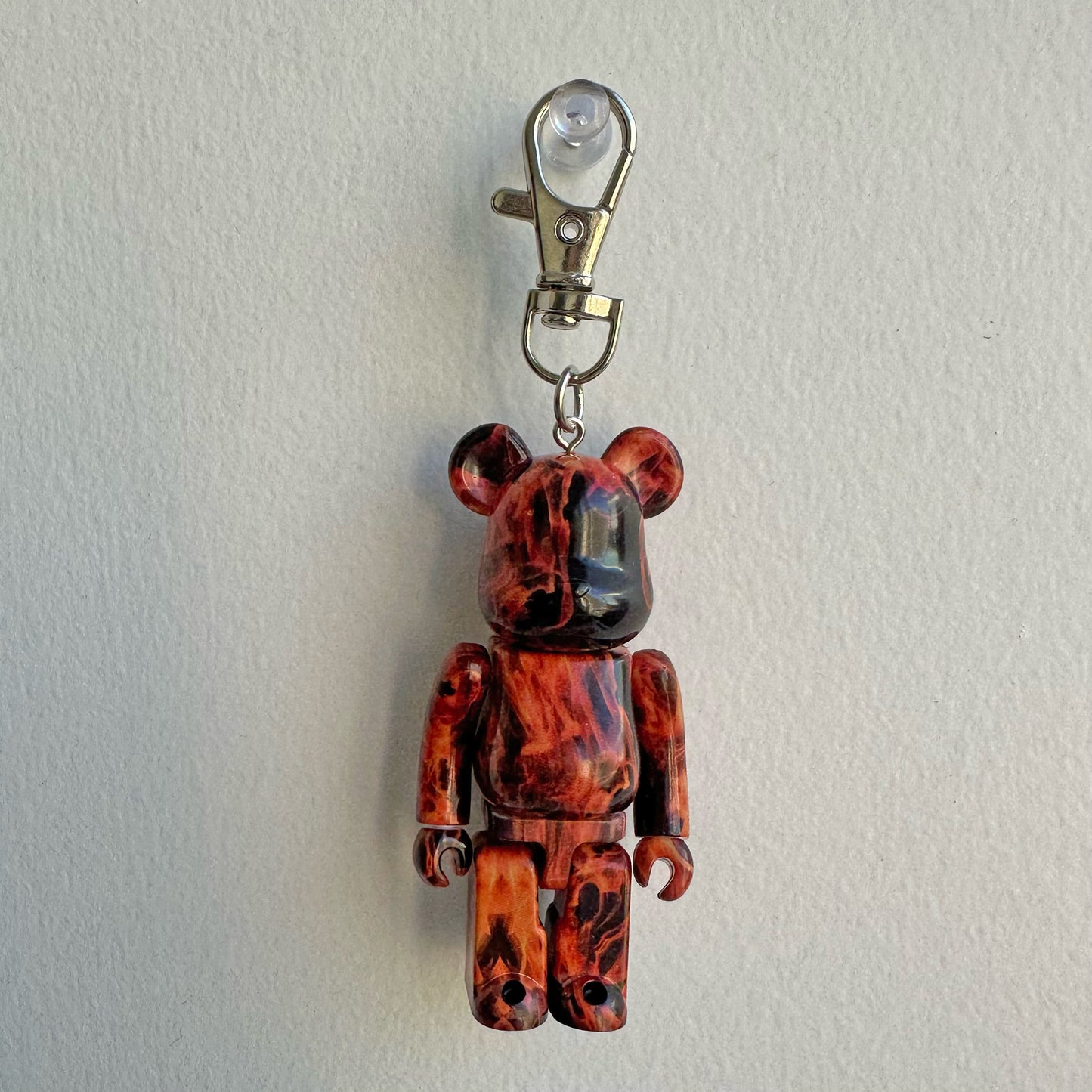 upcycled bearbrick keychains