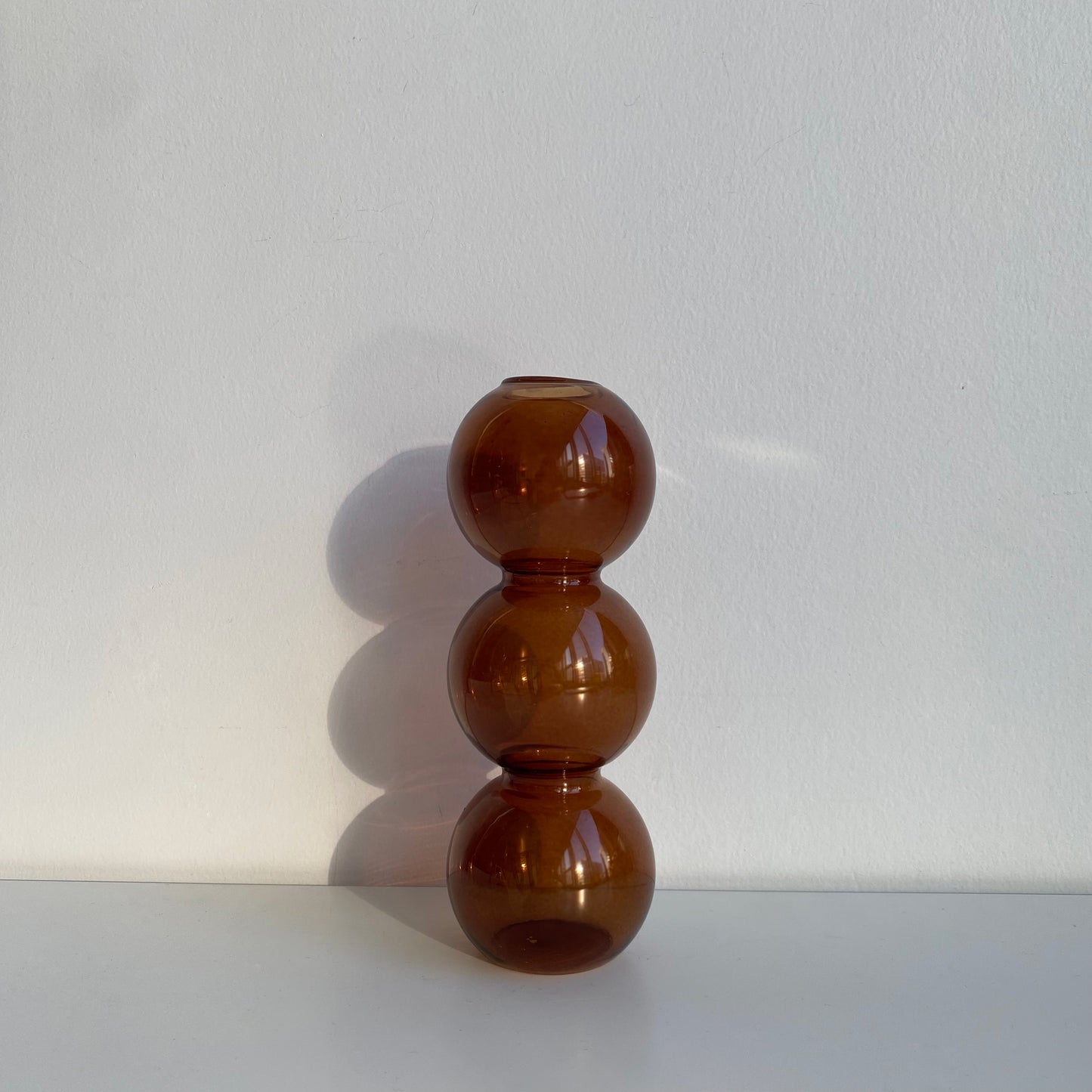 Modern Nordic Tiered Bubble Vase in brown