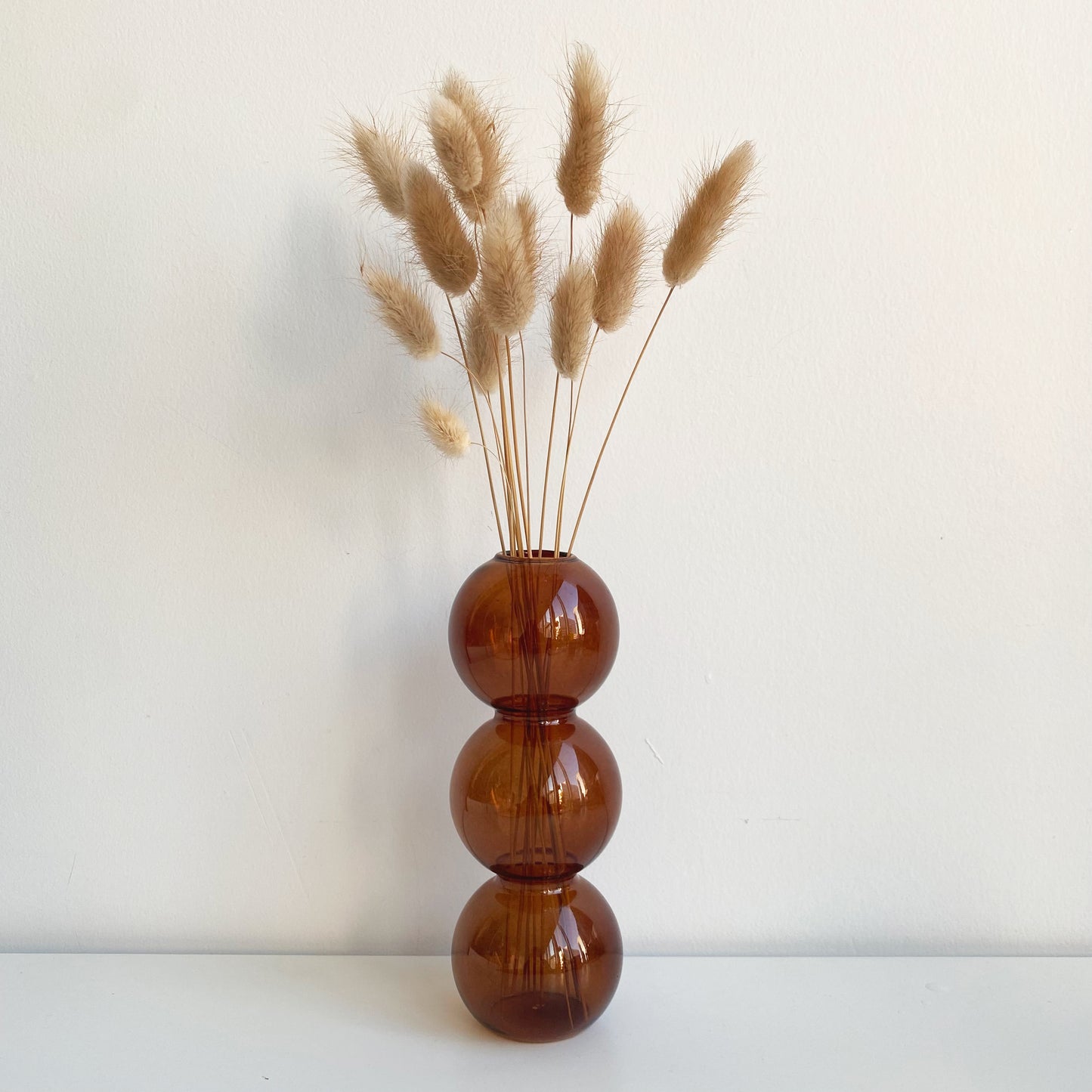 Modern Nordic Tiered Bubble Vase in brown