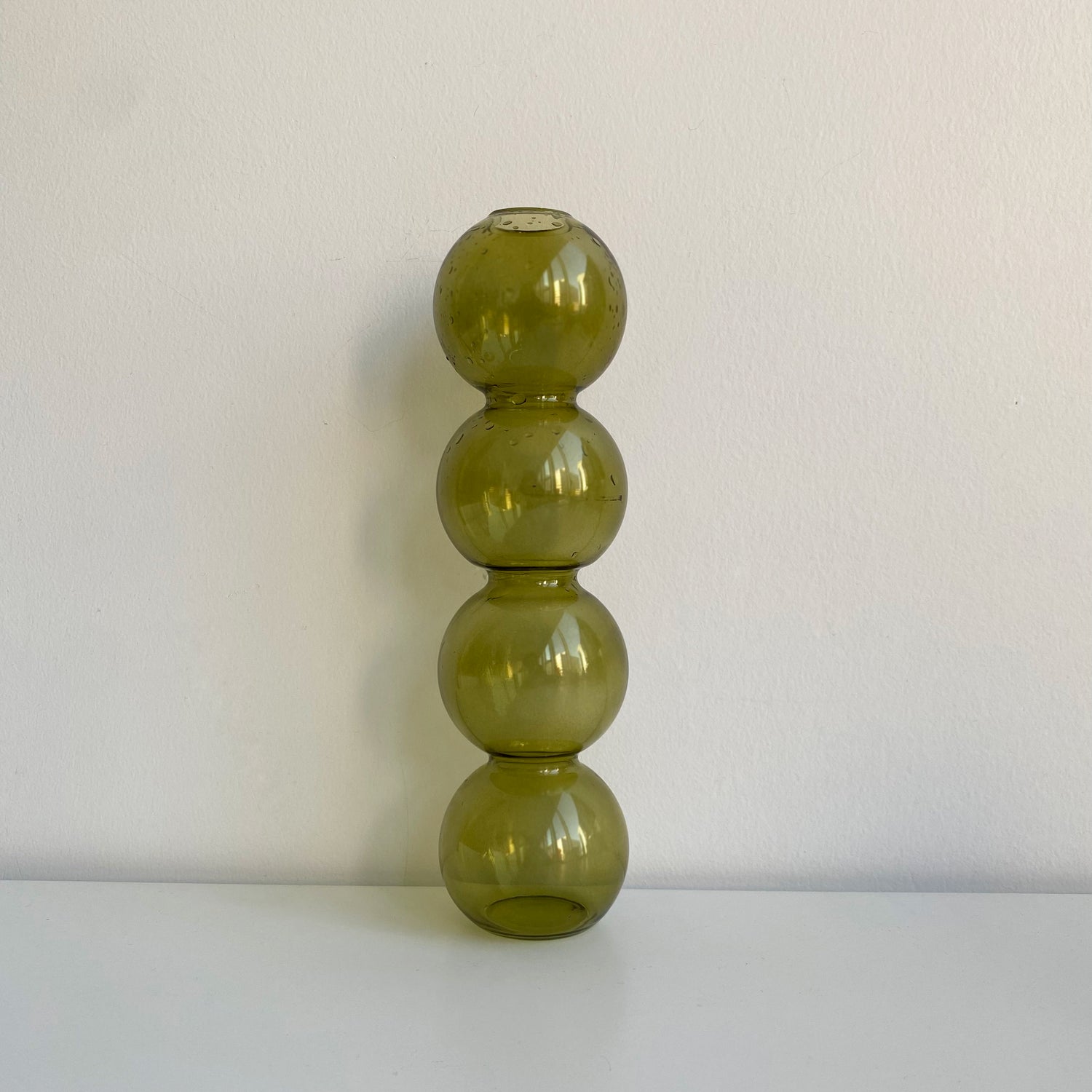Modern Nordic Tiered Bubble Vase in green