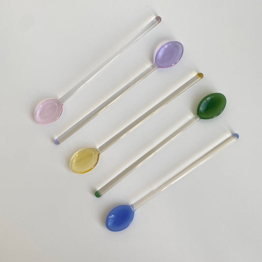 Glass Spoon & Coffee Stirrers