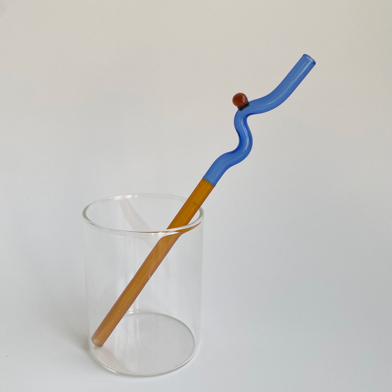 Colorful Spiral & Wavy Glass Straws - 12 twisty glass straw – shopseomthing