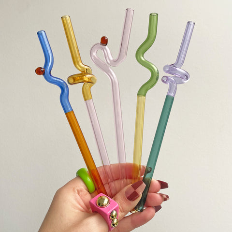 Retro Glass Straws – Nyisstudio